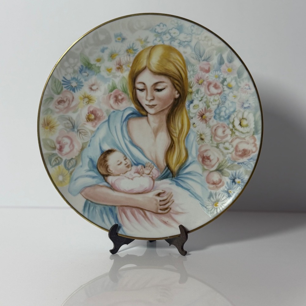 Philippe Deshoulieres Limoges Mother Day Plate Louise Louisette Josette Gravion